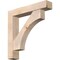 Ekena Millwork Westlake Block Smooth Bracket w/ Offset Brace, Douglas Fir, 7 1/2"W x 40"D x 40"H BKT0806X40X40WTL05SDF - alternate 1